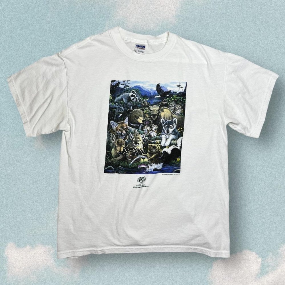 2012 Humane Society white tee